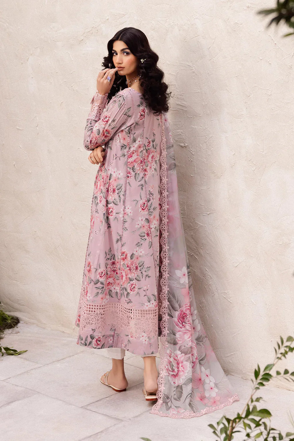 03-Piece Printed Lawn Suit With Embroidery | Ready To Wear