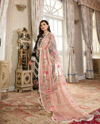 03-Piece Lawn Suit With Chikankari Embroidery - Ready To Wear