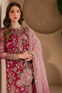 03-Piece Embroidered Chiffon Suit With Net DUpatta | Ready To Wear