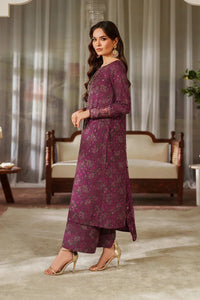 03-Piece Printed Lawn Suit With Embroidery - Ready To Wear