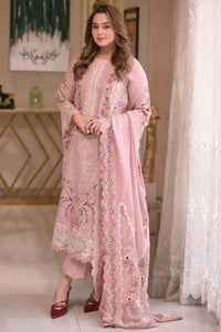 Blush Pink - 3 Piece Embroidered Lawn Suit | Ready To Wear