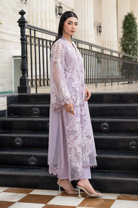 03-Piece Embroidered Lawn Suit With Printed Silk Dupatta | Ready To Wear