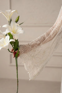03-Piece Chiffon Suit With Embroidery - Ready To Wear