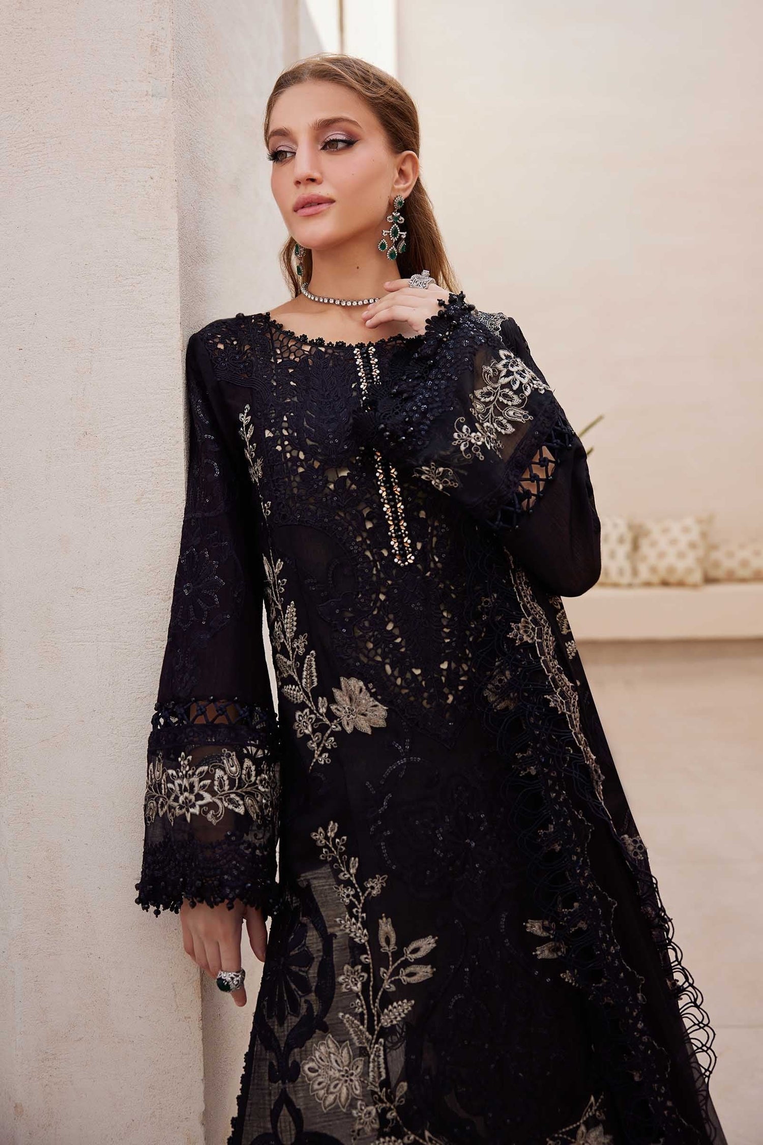 03-Piece Chikankari Suit - Ready To Wear