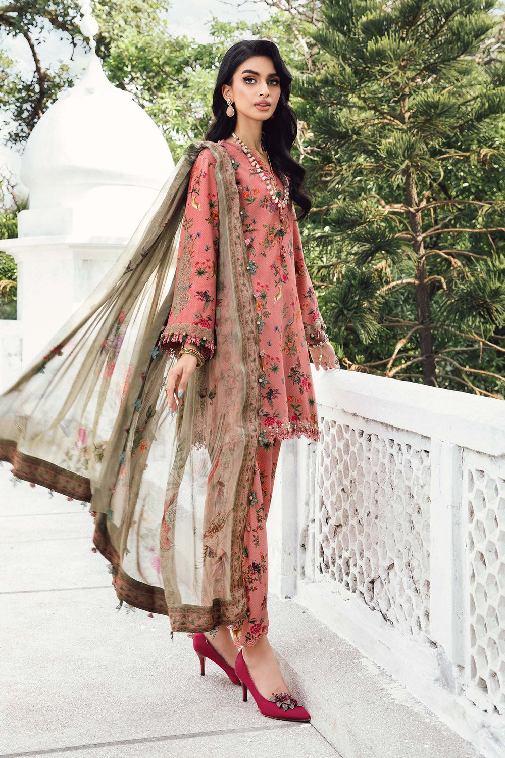 03-Piece Printed Lawn Suit | Ready To Wear