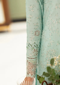 Ice Blue Elegance - Embroidered Lawn Suit | Ready To Wear