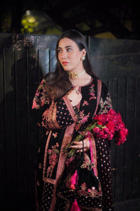 3 Piece Stitched Velvet Luxury Suit - Ready To Wear