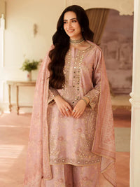 03-Piece Lawn Suit With Embroidery - Ready To Wear