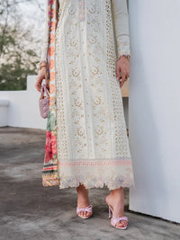 03-Piece Lawn Suit With Embroidery - Ready To Wear