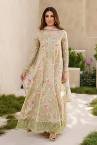 03-Piece Printed Lawn Suit With Embroidery - Ready To Wear