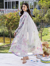03-Piece Printed Lawn Suit - Ready To Wear