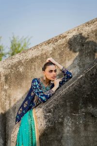 03-Piece Chiffon Suit With Heavy Embroidery - Ready To Wear