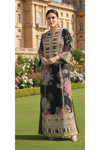 03-Piece Lawn Suit With Embroidery - Ready To Wear