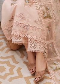 03-Piece Lawn Suit With Heavy Embroidery - Ready To Wear
