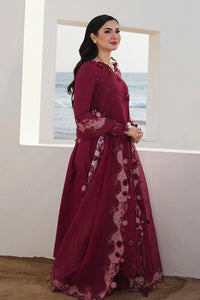 03-Piece Suit With Chikankari Embroidery - Ready To Wear