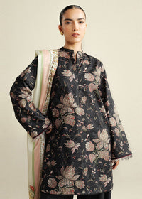 3 Piece Stitched Cambric Suit - Ready To Wear